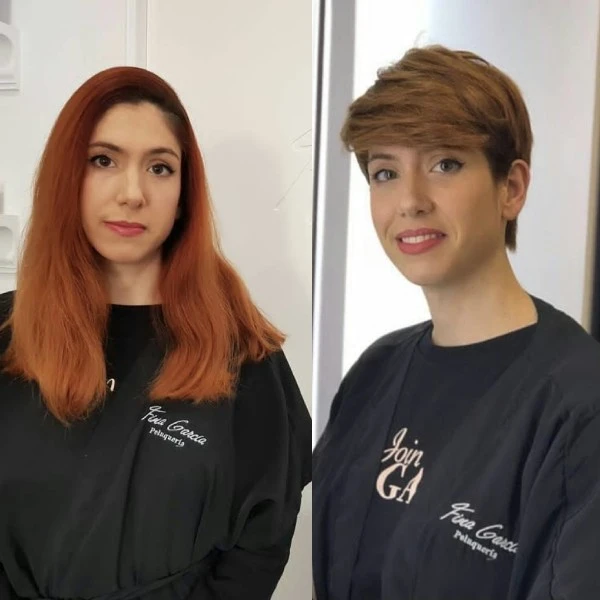 cortes antes y despues peluqueria finagarcia